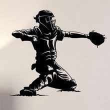 Baseball Sticker Car Decal Sports Posters Home Decoration Vinyl Wall Decals Decor Mural Baseball Wall Decal  2024 - buy cheap
