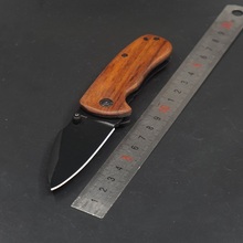 Small Folding Knife Outdoor Camping Pocket Tactical Knife 440C Blade Wood Handle Combat Survival Knives EDC Multi Defense Tools 2024 - buy cheap