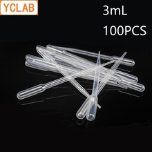 YCLAB 100PCS 3mL Disposable Dropping Pipette Pasteurized Plastic with Graduation Mark Laboratory Chemistry Equipment 2024 - buy cheap