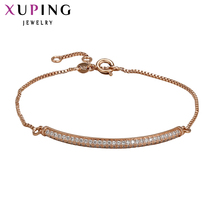 Xuping модный браслет высокого качества Модные Позолоченные ювелирные изделия для женщин специальный дизайн 73663 2024 - купить недорого