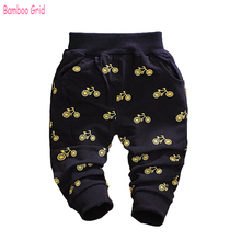 Pantalones de algodón para bebés, diseño de bicicletas de estilo coreano, de 0 a 2 años, novedad, primavera y otoño, 2018 2024 - compra barato