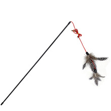 47 CM Pole Pet Cat Toy Newly Design Bird Feather Plush Plastic Toy for Cats Cat Catcher Teaser Toy 1pc 2024 - buy cheap