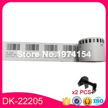 100 x Rolls DK-22205 Brother Compatible Labels, 62mm x 30.48m, DK 22205, DK 2205 Continuous Paper Labels 2024 - buy cheap