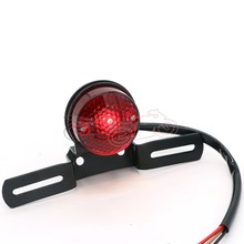 Motorcycle Retro TailLight Brake Stop light Lamp With License Plate Bracket For Harley Cafe Racer Scooter ATV honda 2024 - buy cheap