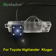 Car CCD Night Vision 4LED Backup Rear View Camera For Toyota Highlander 2002 2003 2004 2006 2007 2008 2009 2010 2011 2012 Kluger 2024 - buy cheap