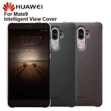 Оригинальный чехол для смартфона Huawei, чехол с откидной крышкой для Huawei Mate9 Mate 9, корпус, функция сна, умный чехол для телефона 2024 - купить недорого