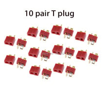 10 Pairs T Plug T-Plug Connectors Male Female For RC Lipo Battery Quadcopter 2024 - buy cheap