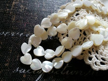 12mm 38pcs " Heart " 100% Seashell Natural Shell Bead Loose Strands Jewelry Beads 2024 - buy cheap