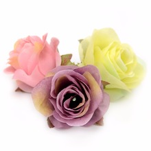 50pcs Silk Artificial Rose Flower Heads For Wedding Home Decoration DIY Scrapbooking Wreath Craft Accessories Fake flowers 2024 - buy cheap