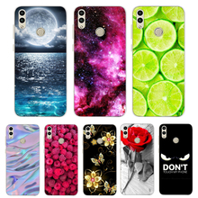 Funda de silicona TPU para Huawei Honor 8C BKK-L21, carcasa suave con estampado de dibujos animados de animales y flores, funda protectora para Honor 8C 2024 - compra barato