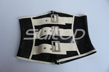 Erogenous Latex rubber girdles hand made corset  waistband 2024 - buy cheap