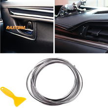 5m Car Interior Mouldings Trim Decorative Strip Line for Chevrolet Cruze Trax Aveo Lova Sail Epica Captiva Volt Camaro Cobalt 2024 - buy cheap