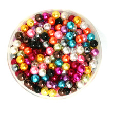 New Arrival Pearl Beads -1000 PCs Random Mixed Color Imitation Acrylic Plastic Round Beads for DIY Jewelry 6mm PS-BSG01-02MX 2024 - buy cheap