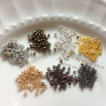 2MM 2500Pcs/Pack Crimp & End Beads Jewelry Findings Accessories 2024 - купить недорого