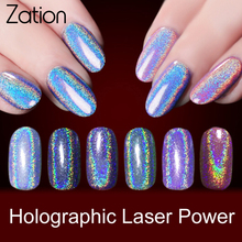 Zation New Sequins Glitters Nail Art Manicure UV Gel Polish Gold Shimmer Mirror Nail Glitter Powder Chrome Dust Pigment Nail 2024 - buy cheap