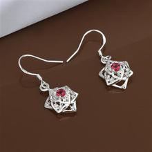 newFree Shipping 925 silver fashion jewelry earring 925 silver earrings wholesale  E456 2024 - buy cheap