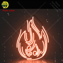 Flame Neon Night sign for Fire neon Iconic Restaurant wall Handcraft hotel custom Lamp advertise Letrero Neon enseigne lumine 2024 - buy cheap