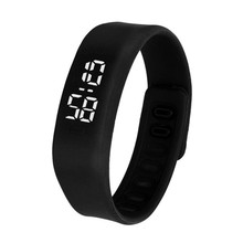 Relojes deportivos para mujer, pulsera LED, Digital, de silicona, Color caramelo, para niños, Kol Saati D20 2024 - compra barato