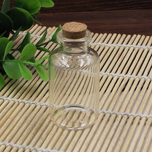 10PCs Small Tiny Clear Empty Wishing Drift Glass mini cute Bottle Message Vial With Cork Stopper 30x55mm Height 55mm (K05081) 2024 - buy cheap
