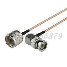 15 см RF BNC штекер прямоугольный к UHF прямой штекер мужского типа Pigtail кабель RG316 2024 - купить недорого