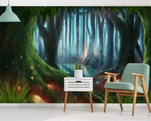 beibehang Customized modern photo 3d wallpaper Forest Big tree Children's room living room Wall cloth 3d wallpaper papel pintado 2024 - buy cheap