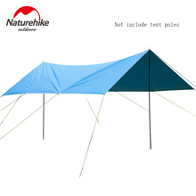 Naturehike Barraca de Camping 3-4 Pessoas Sol Abrigo Grosso Tecido Oxford Piquenique Acampamento Ao Ar Livre Pesca Toldo Sol Abrigo À Prova de Chuva 2024 - compre barato