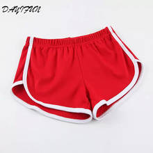 DAYIFUN Summer Street Fashion Shorts Women Elastic Waist Short Pants Women All-match Loose Solid Soft Cotton Casual Shorts NP001 2024 - buy cheap