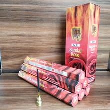 F 6 Small Boxes Sandal Rose Incense Aroma Spice Cored Stick Incense Handmade From Indian Burning In Living Room Refreshing 2024 - buy cheap