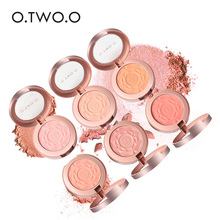 O.TWO.O Face Blusher Powder Rouge Makeup Cheek Long-Lasting Minerals Brush Palette Cream Natural Blush Maquiagem 2024 - buy cheap