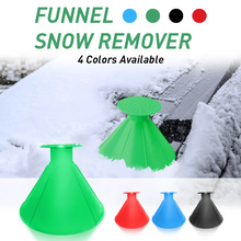 Ice Scraper Useful Car Windshield Snow Removal Magic Outdoor Ice Shovel Cone Shaped Funnel Snow Remover Tool Scrape Car Tool 2024 - buy cheap