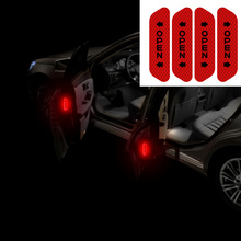 Pegatinas reflectantes para puerta de coche, pegatinas de advertencia de seguridad para Hyundai IX35 IX45 Sonata Verna Solaris Elantra Tucson Mistra IX25, 4 Uds. 2024 - compra barato