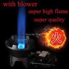 High fire solid cast iron gas cooking burner with air blower kitchen cooking burner restaurant burner with ignition switch 2024 - buy cheap