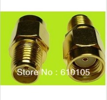 50pcs/lot  Gold Plated RP SMA RP-SMA Male to SMA female adapter Connector 2024 - buy cheap