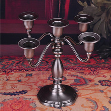 Metal Candle Holder 5arms 3 arms Candle Stand Wedding Gift Tabletop Decor Candlestick Candelabra European Design Home Decoration 2024 - buy cheap