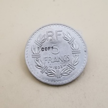 1933 França 5 Francos (Essai) copiar moedas moedas comemorativas-moedas réplica 2024 - compre barato
