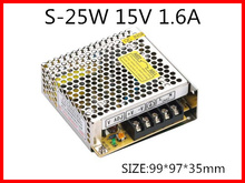 25W 15V 1.6A  Single Output Switching power supply for LED Strip light  AC-DC S-25-15 2024 - buy cheap
