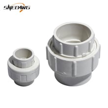 Union Water Pipe Fitting PVC-U Pipe Joint 20/25/32/40/50/63mm ID 1/2'' 3/4'' 1'' 2'' Plastic Water Supply Pipe Joint Fitting 2024 - buy cheap