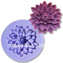Atacado!!! Mini flor (f0198) de silicone para fondant artesanato, molde para decoração de bolo diy de 5.1x4.8x1.4cm 2024 - compre barato
