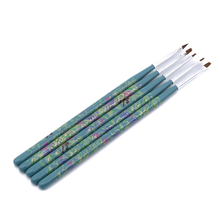 5pcs/lot High Quality Nail Brushes UV Gel Nail Polish Painting Drawing Brushes Set Manicure Tools Set Kit Nail Art Brush Pens 2024 - buy cheap