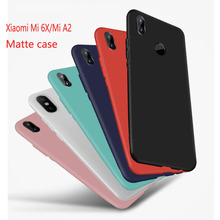 Funda protectora de silicona para Xiaomi Mi A2 lite, funda trasera transparente de TPU y mate para Xiaomi MiA2 Mi A2 lite 2024 - compra barato