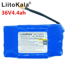 Liitokala-patinete eléctrico de dos ruedas, 36V, 4,4ah, 4400mah, alto drenaje, batería de litio de autobalance 2024 - compra barato