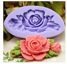 Free shipping flowers chocolate mold fondant Cake decoration molds100% Food grade material No.si382 2024 - buy cheap