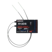 RadioLink-receptor Original R12DS 2,4 GHz 12CH DSSS & FHSS para Radio-enlace AT9 AT9S AT10 AT10II, soporte de transmisor para SBUS PWM 2023 - compra barato