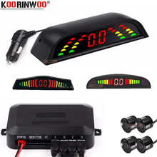 Koorinwoo-Monitor Universal Parkmaster de 22MM para coche, 4 radares de coche, Monitor LCD colorido, sistema de Jalousie, Detector de coche, retroiluminación 2024 - compra barato