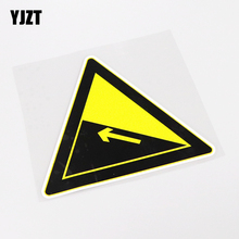 YJZT 14.3CM*12.3CM Fashion Up Steep Slope Warning Mark Car Sticker Decal PVC Accessories 13-0870 2024 - buy cheap