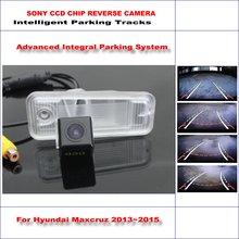 Câmera traseira do carro para hyundai maxcruz/ix45 2013-2015 hd estacionamento inteligente orientação dinâmica cam 2024 - compre barato