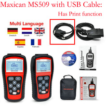 2019 MaxiScan MS509 Auto Car Scanner OBDII/EOBD OBD2 auto Code Reader support US&Asian&European vehicels code Scanner PK KW808 2024 - buy cheap