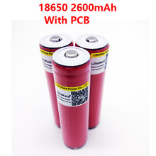 3 PCS/lot Protected 100% New for Sanyo 18650 2600mAh UR18650ZY 3.7V Li-lon Rechargeable battery + PCB 2024 - buy cheap