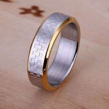 Anel de prata banhado anel de prata da forma preços anel jóias fábrica praça Mark anel / MXVVPRTF SIIETROKR098 2024 - compre barato