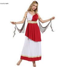 Women Greece Princess Queen Cosplays Female Halloween Goddess Athena Costume Purim Carnival Masquerade Nightclub Bar Party dress 2024 - buy cheap